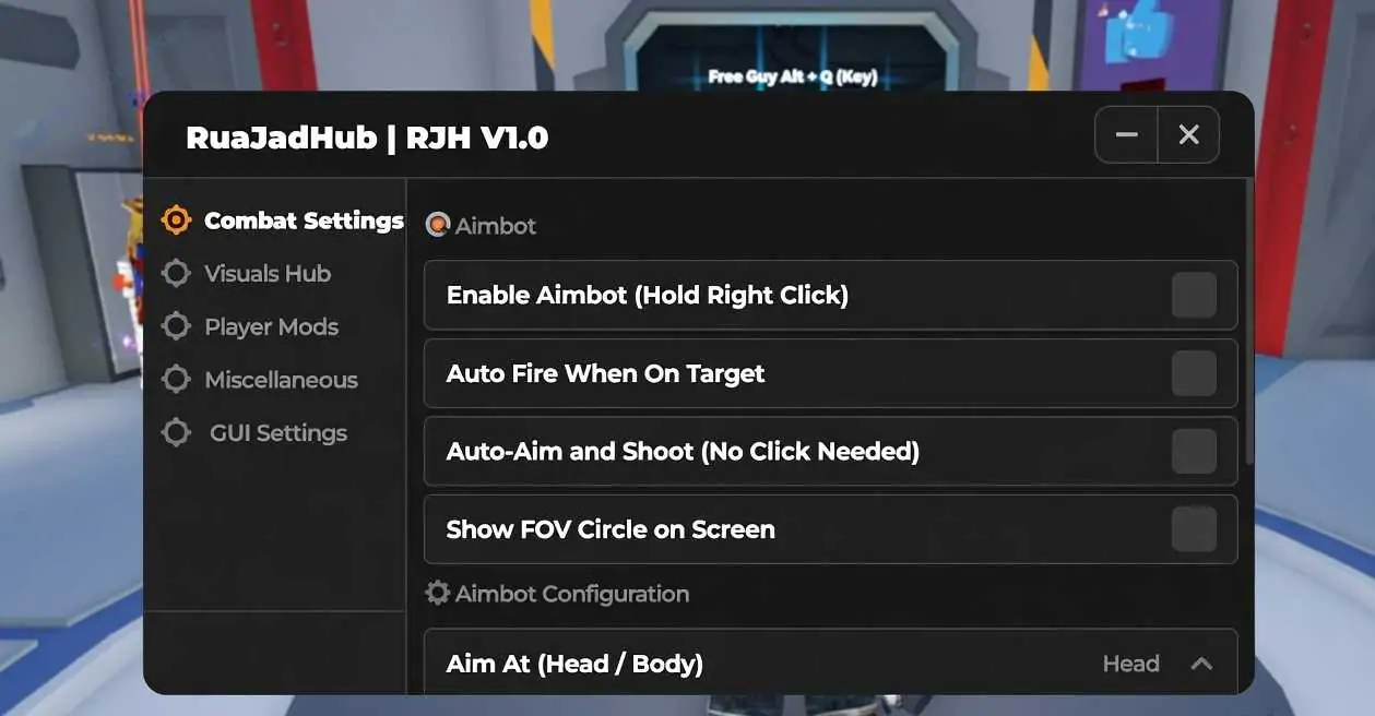 [RJH] RUAJAD HUB Sniper Arena Script