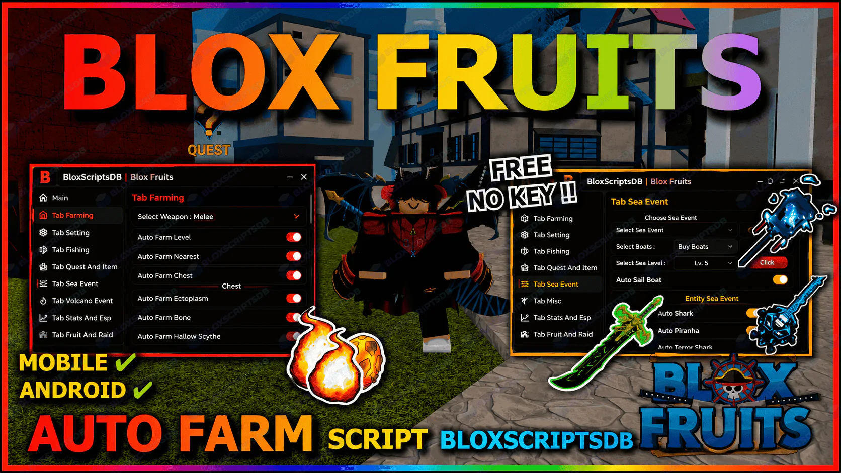 Longhihi Hub Blox Fruits Script [No Key]