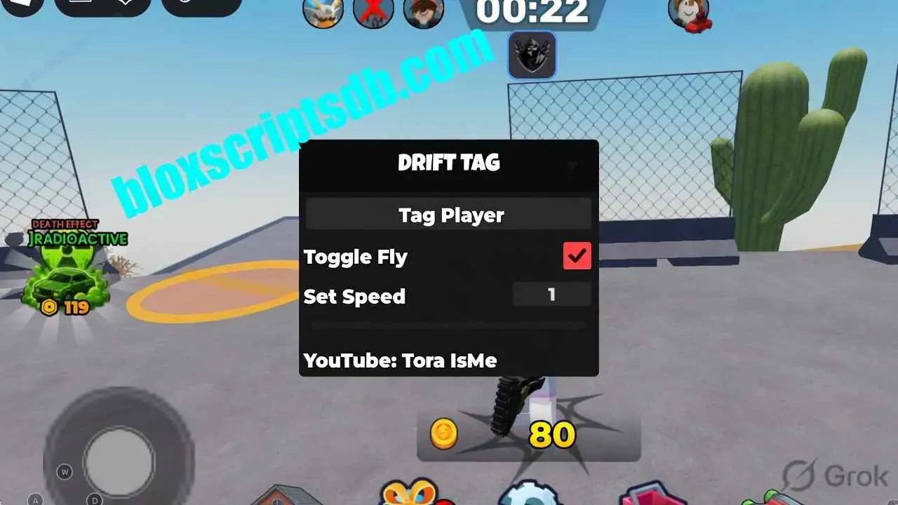 Drift Tag Script | Tora IsMe [No Key] | Tag Player, Toggle Fly