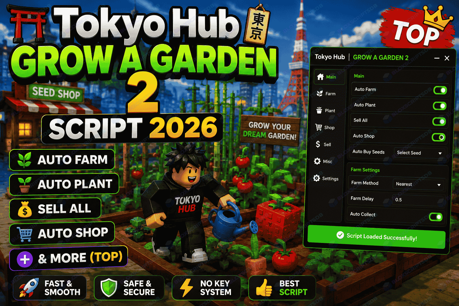 Tokyo Hub Grow a Garden 2 Script