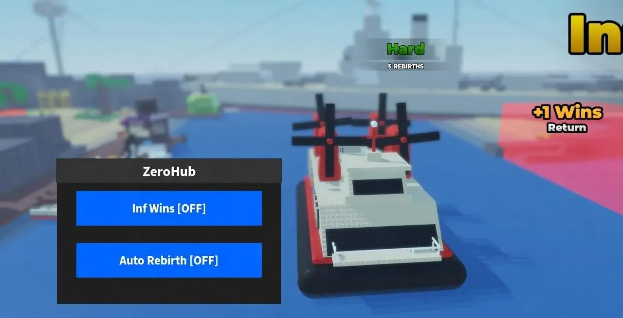 ZeroHub — Script +1 Speed Boat Tsunami