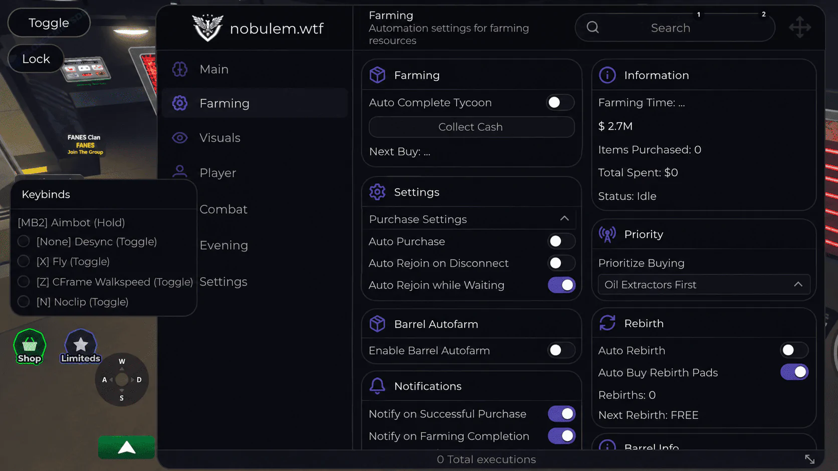Nobulem Hub War Tycoon Script