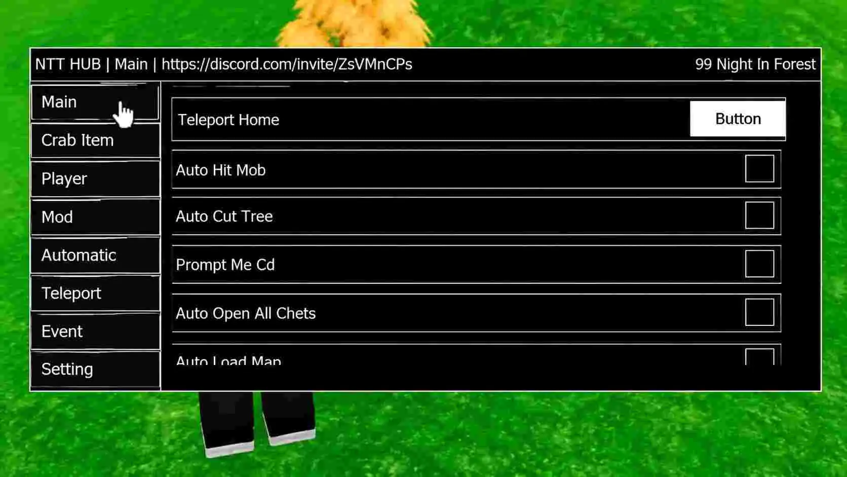 NTT Hub 99 Nights In The Forest Script [Multi-Feature GUI]