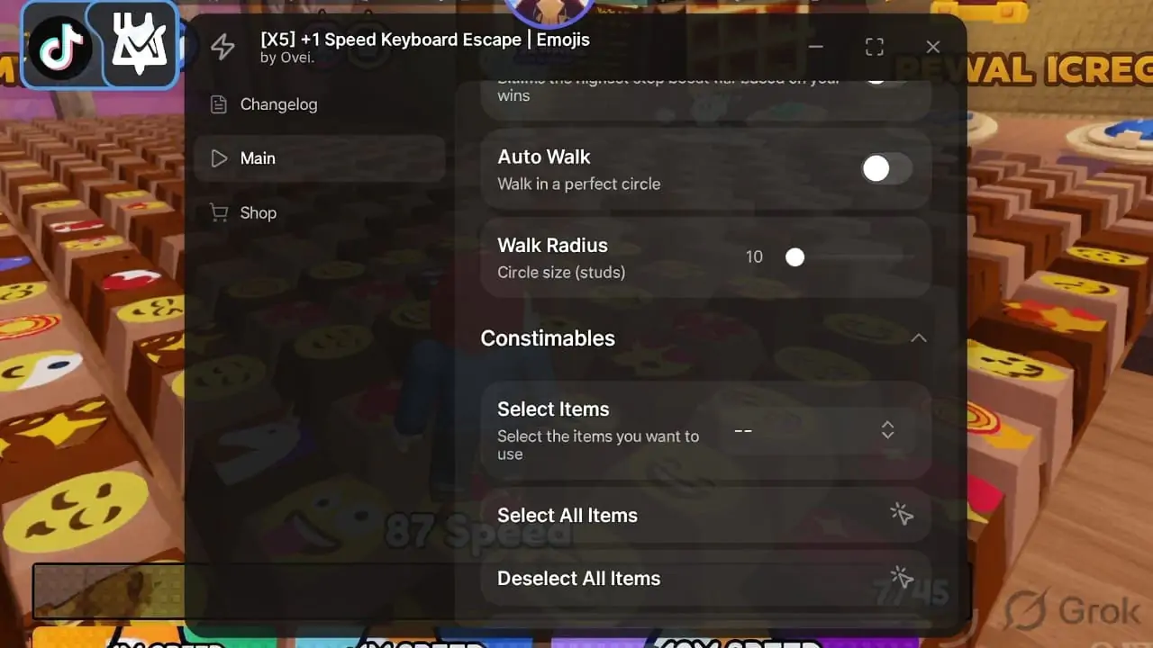 +1 Speed Keyboard Escape Emojis Script