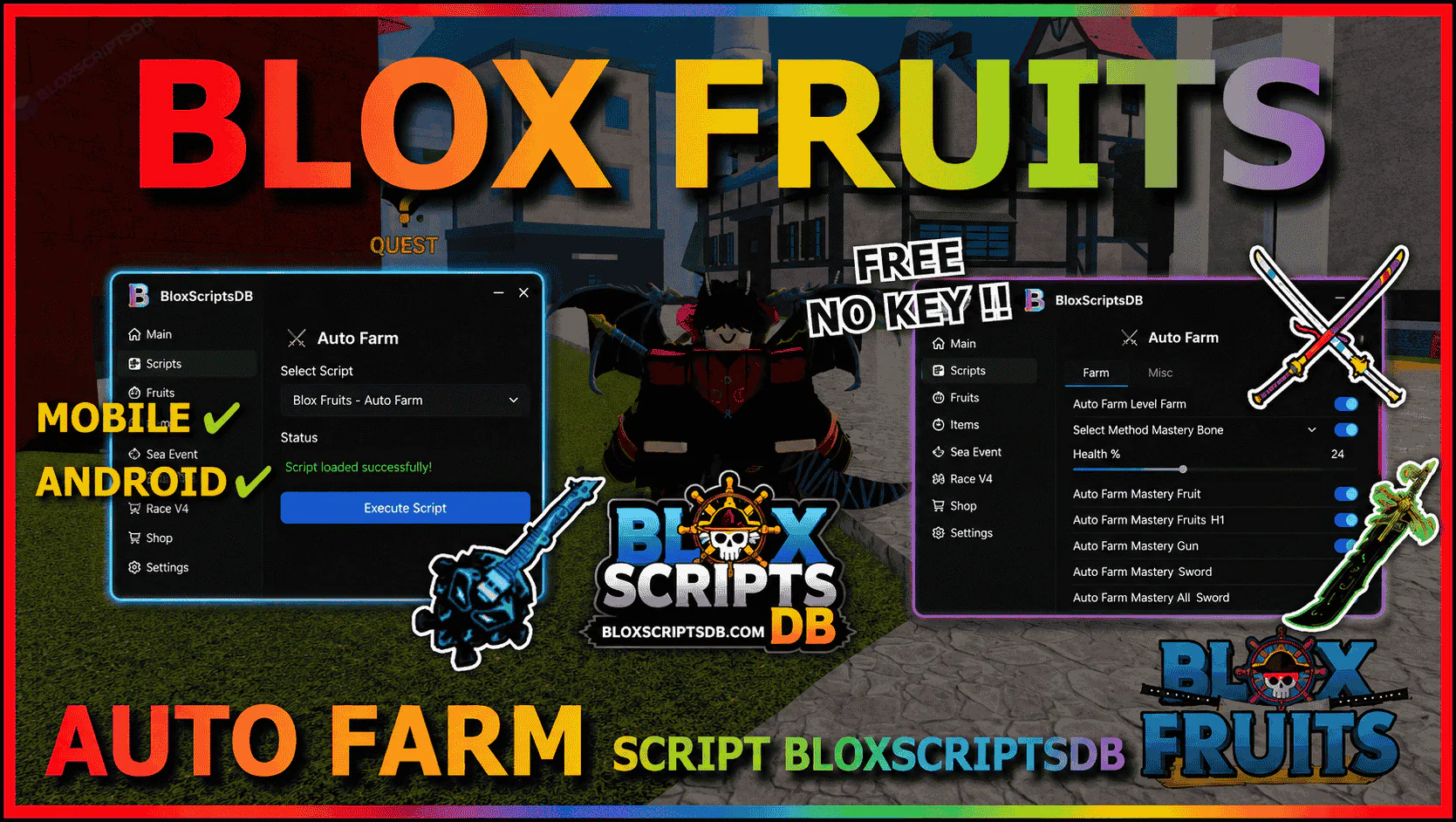 Bacon Hub Blox Fruits Script [No Key]