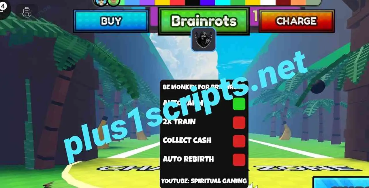 Be Monkey For Brainrots Script | Spiritual Gaming | Auto Farm