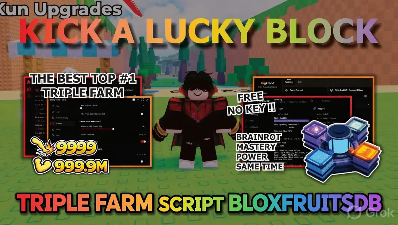 Strelizia Hub Kick a Lucky Block Script [No Key]