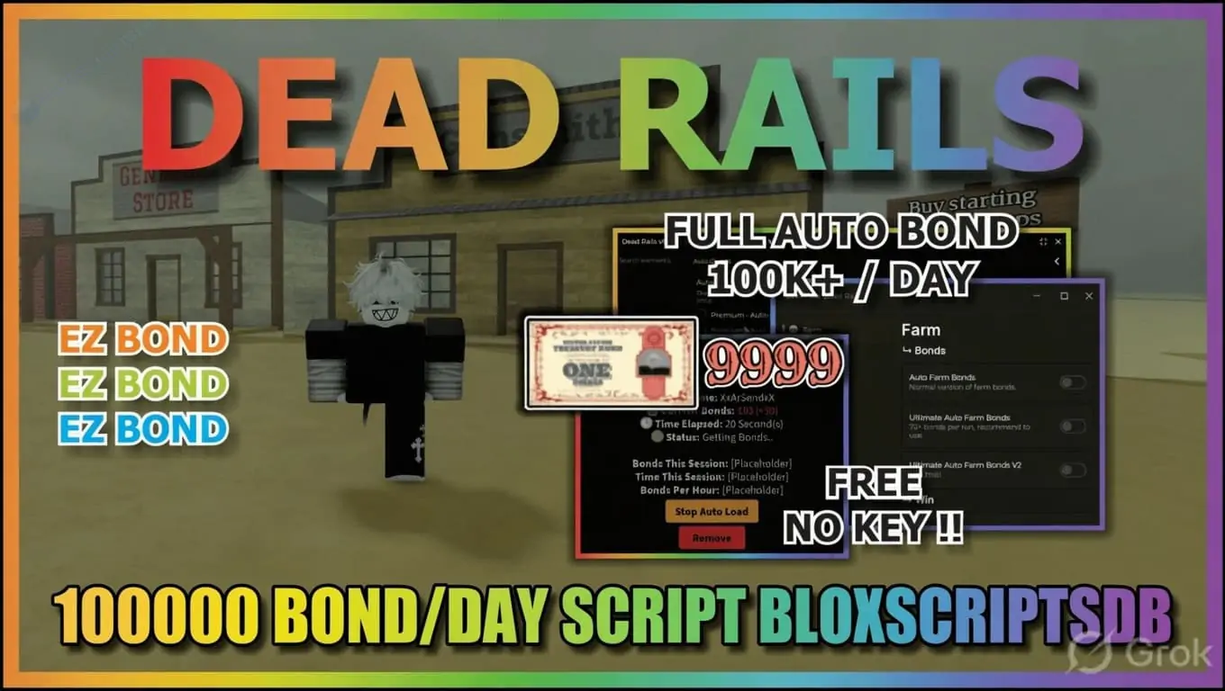 Skull Hub Dead Rails Script [No Key]