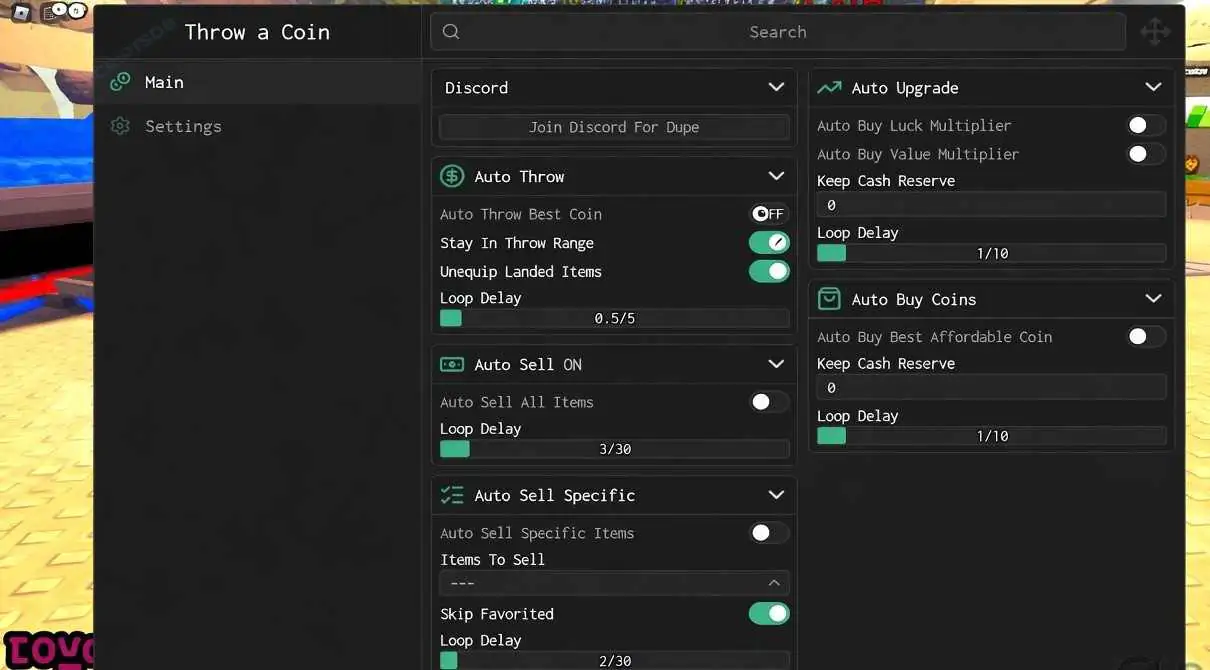 Ouroboros Hub - Throw a Coin Script BEST